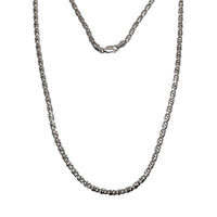 Plain Tiger Eyes Link Chain (Silver)