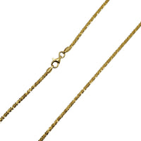 Diamond Cut Popcorn Chain (Yellow Silver)