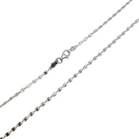 Diamond Cut Valentino Chain (Silver)