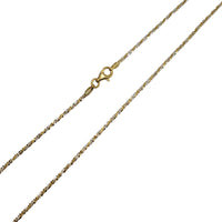 Two Tone Popcorn Chain (Yellow Silver)