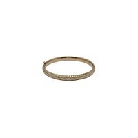 Diamond Cut Baby Bangle Bracelet (14K)
