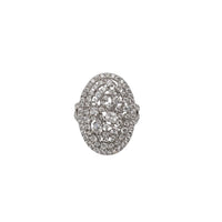 Oval Zirconia Fancy Lady Ring (Silver)