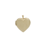 Engravable Heart Shape Locket Pendant (14K)