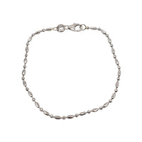 Moon-Cut Rice & Bead Bracelet (14K)