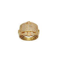 Fancy Men's Diamond Band Ring (10K)