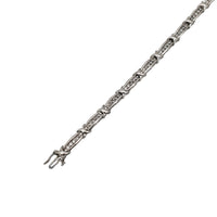 White Gold Diamond X Fancy Bracelet (10K)
