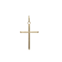 Plain Tube Cross Pendant (14K)