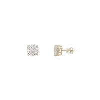 Lab Grown Diamond Solitaire Stud Earrings - 1.30Cts (14K)