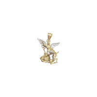 Two-Tone Saint Michael Pendant (14K)