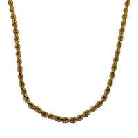 Hollow Rope Chain (Silver)