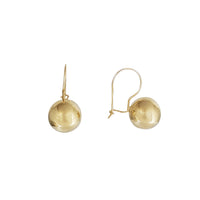 Puffy Ball Drop Earring (14K)