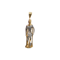 Saint Lazarus Two-Tone Pendant (14K)