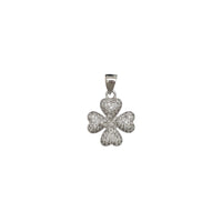 Zirconia Four-Leaf Clover Pendant (Silver)