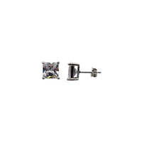 CZ Stud Earrings (Silver)