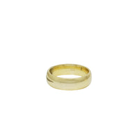 Plain Wedding Band (Yellow Silver)