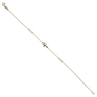 Ankle Bracelet With Charm (14K)