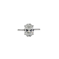 Oval Solitaire 2.01ctw Lab Grown Diamond Engagement Ring (14K)