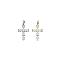 Zirconia Cross Pendant (Silver)