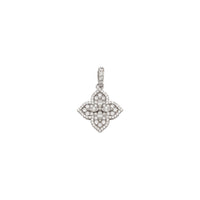 Zirconia Four-Leaf Clover Pendant (Silver)