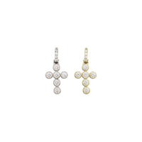 Zirconia Cross Pendant (Silver)