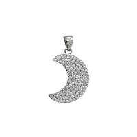 CZ Moon Pendant (Silver)