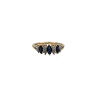 Blue Sapphiere & Diamond Ring (10K)