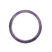 Purple Jade Bangle Bracelet (JADE)