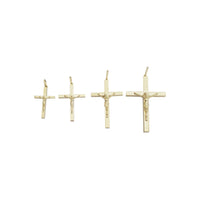 Traditional Crucifix Cross Pendant (14K)