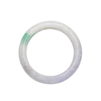 Green Purple Jade Bangle Bracelet (JADE)