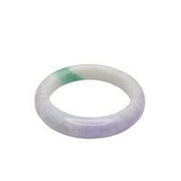 Green Purple Jade Bangle Bracelet (JADE)