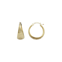 Greek Key Hoop Earrings (14K)