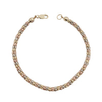 Tricolor Popcorn Bracelet (14K)