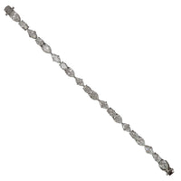 Mixed Shape Lab Diamond Tennis Bracelet (14K)