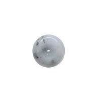 Round Purple & White Jade Donut Pendant (JADE)