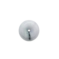 Round Purple & White Jade Donut Pendant (JADE)