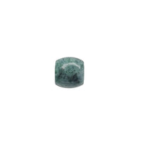Green Jade Cylinder Barrel Slider Charm (JADE)