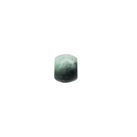 Green Jade Cylinder Barrel Slider Charm (JADE)