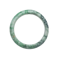 Green/White Jade Bangle (Type A)