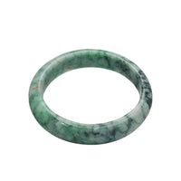 Green/White Jade Bangle (Type A)