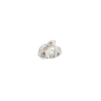 Double-Headed Snake Ring (Silver)
