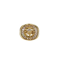 Zirconia Baguette Scorpio Ring (14K)