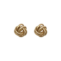Love Knot Stud Earrings (14K)