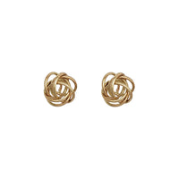 Love Knot Stud Earrings (14K)