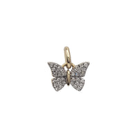Pave Diamond Butterfly Pendant (14K)