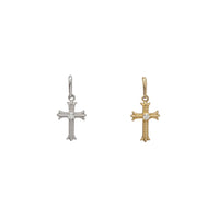 Mini Diamond Cross Pendant (14K)
