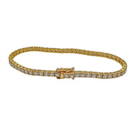 Diamond Tennis Bracelet (14K).