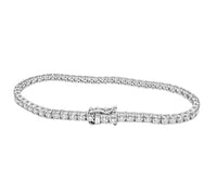 Diamond Tennis Bracelet (14K).