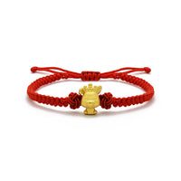 Royal Rabbit Chinese Zodiac Red String Bracelet (24K) Popular Jewelry - New York