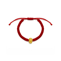 Baby Snake Chinese Zodiac Red String Bracelet (24K)