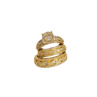 Three-Piece Diamond Engagement Ring (14K)